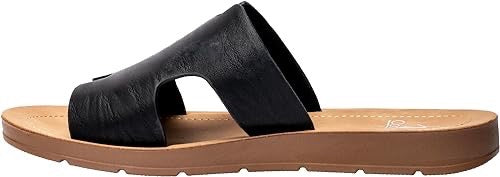 Corkys Bogalusa Sandal in Smooth Black