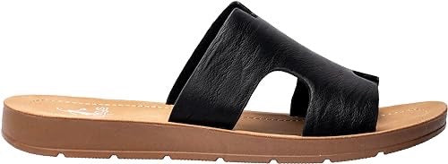 Corkys Bogalusa Sandal in Smooth Black